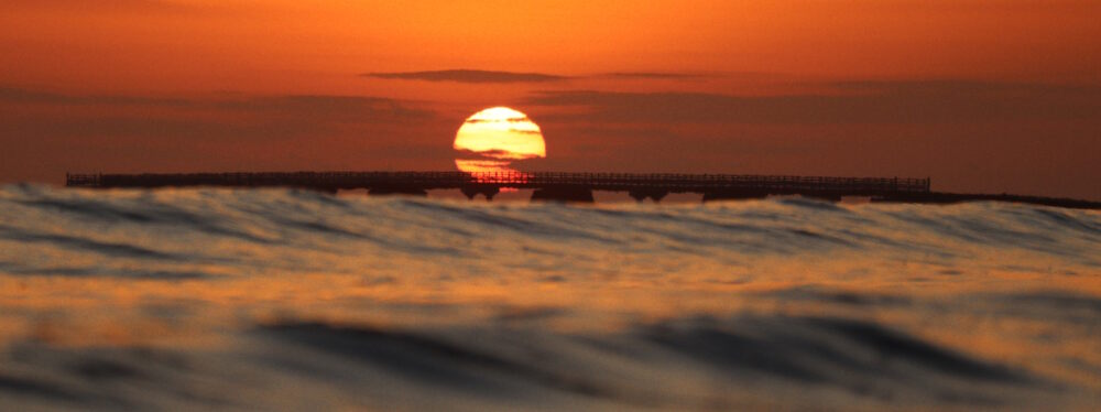 Sunrise over Bridge in Aoshima Miyazaki